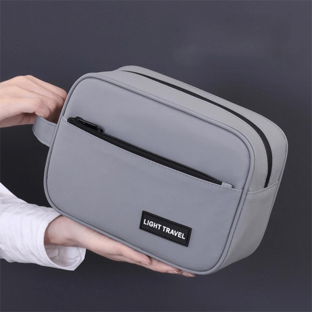 Handheld Men Cosmetic Bag Waterproof Makeup Bag Multifunctional Toiletry Bag  Skincare Storage Bag