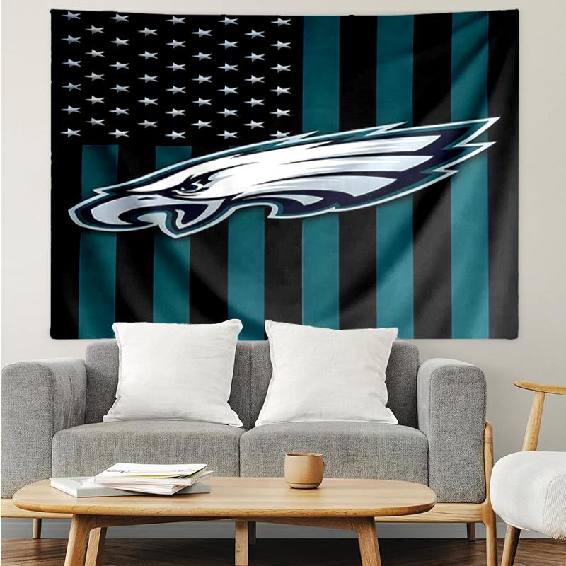Philadelphia Eagles Tapestry Accessories Playroom Tapestry, for Bedroom,Livingroom, dormitory Room Wall Decor Fan Birthday Gifts