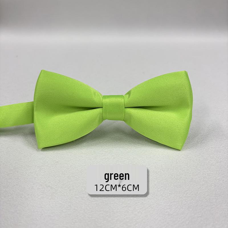 Papillon Monocolore in Seta Poliestere da Uomo - Senza Cravatta, Senza Nodo, Disponibile in Vari Stili e Colori