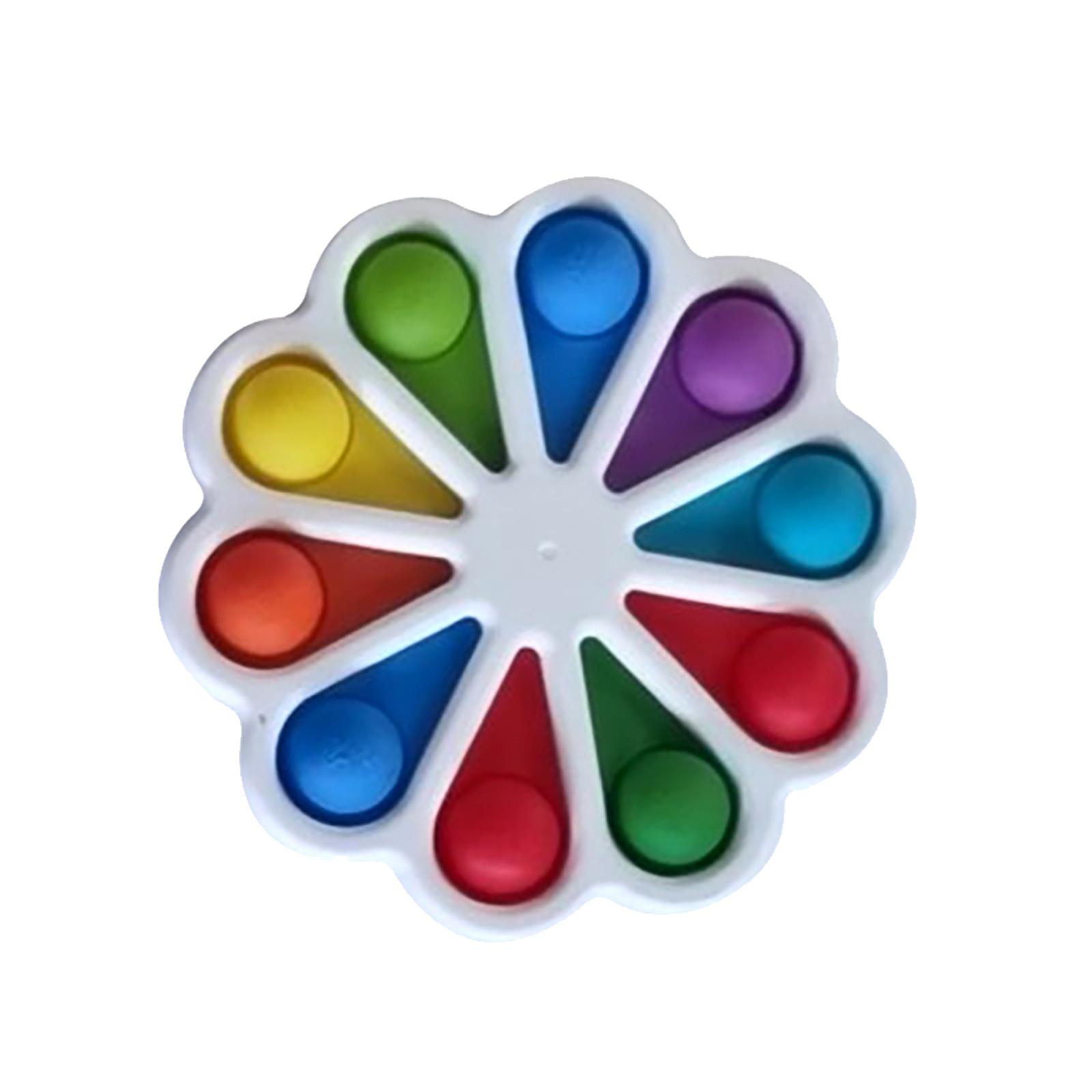 

Игрушка для снятия стресса, игрушки для рук для детей, простая в использовании, мягкий силикон 18*18*3 cm