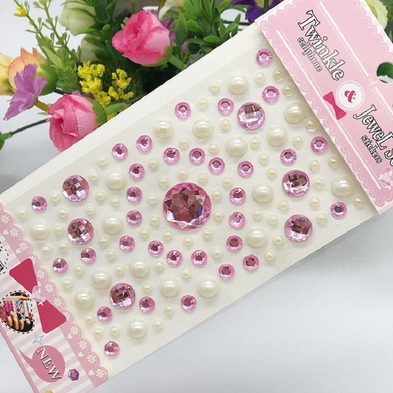 New Stickers On The Face Rhinestone Makeup Bright Face Art Sticker Children's Temporary Tattoo Rhinestone for Strasse Makeup