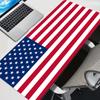 Mauspads Gummi Büro-Mauspad Gaming Heimteppich Computer Rutschfestes Tastaturpad A-Amerikanische Flagge Weiche PC-Mausmatte Tischmatte