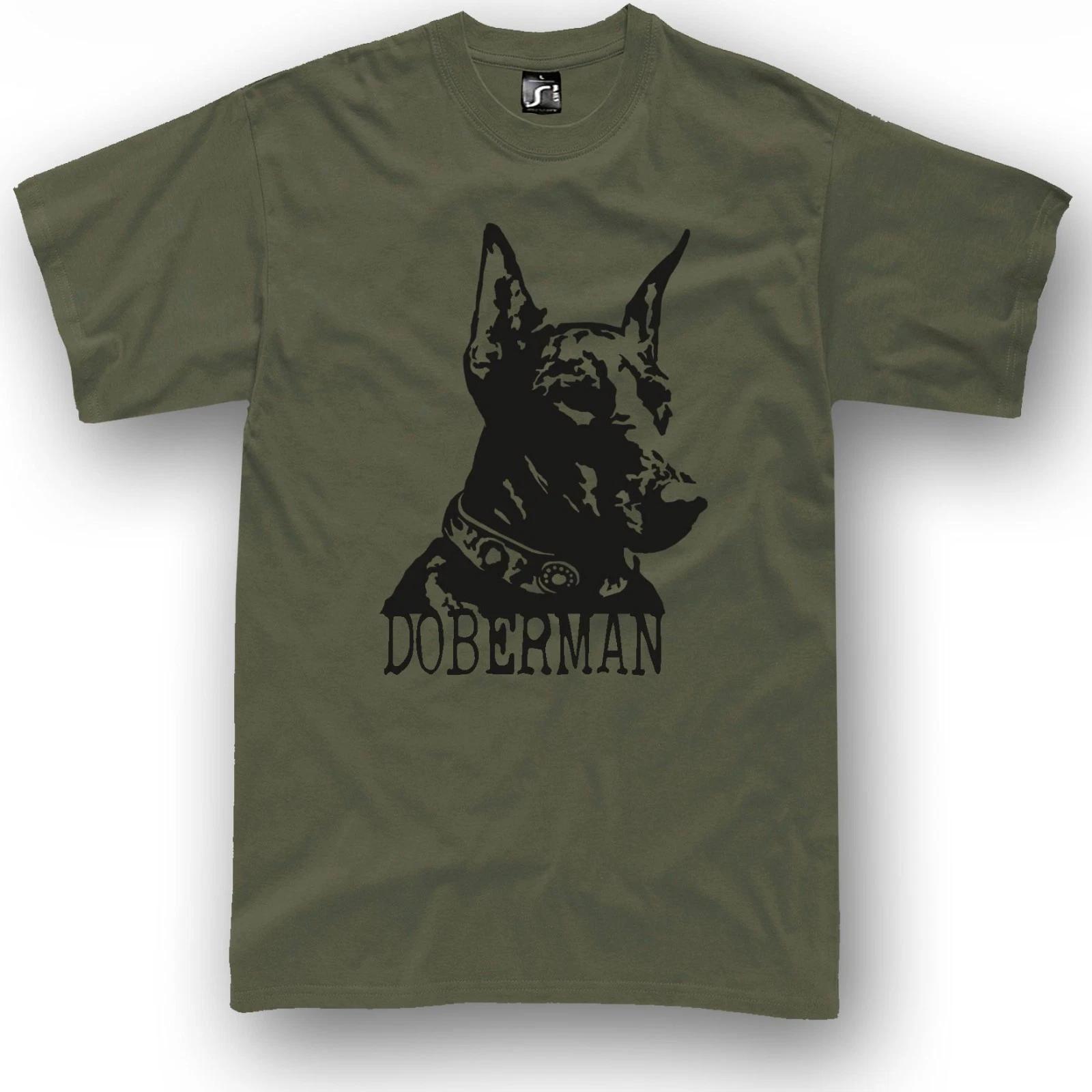 Doberman Pinscher Shirt, Doberman Graphic Tee, Guard Dog Lover Gift L