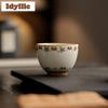 2 Stück/Los Ru-Ofen Dunhuang Apsaras Teetasse Retro Teeschale Wasserkrug Teeverkostung Duftbecher Jianzhan Meistertassen Teekunst 55ml