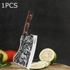 WXCOO Forged Butcher Knife Kitchen Chef Knife Stainless Steel Utility Knife Multifunctioanl Wooden Handle Fruit Slicing Househol