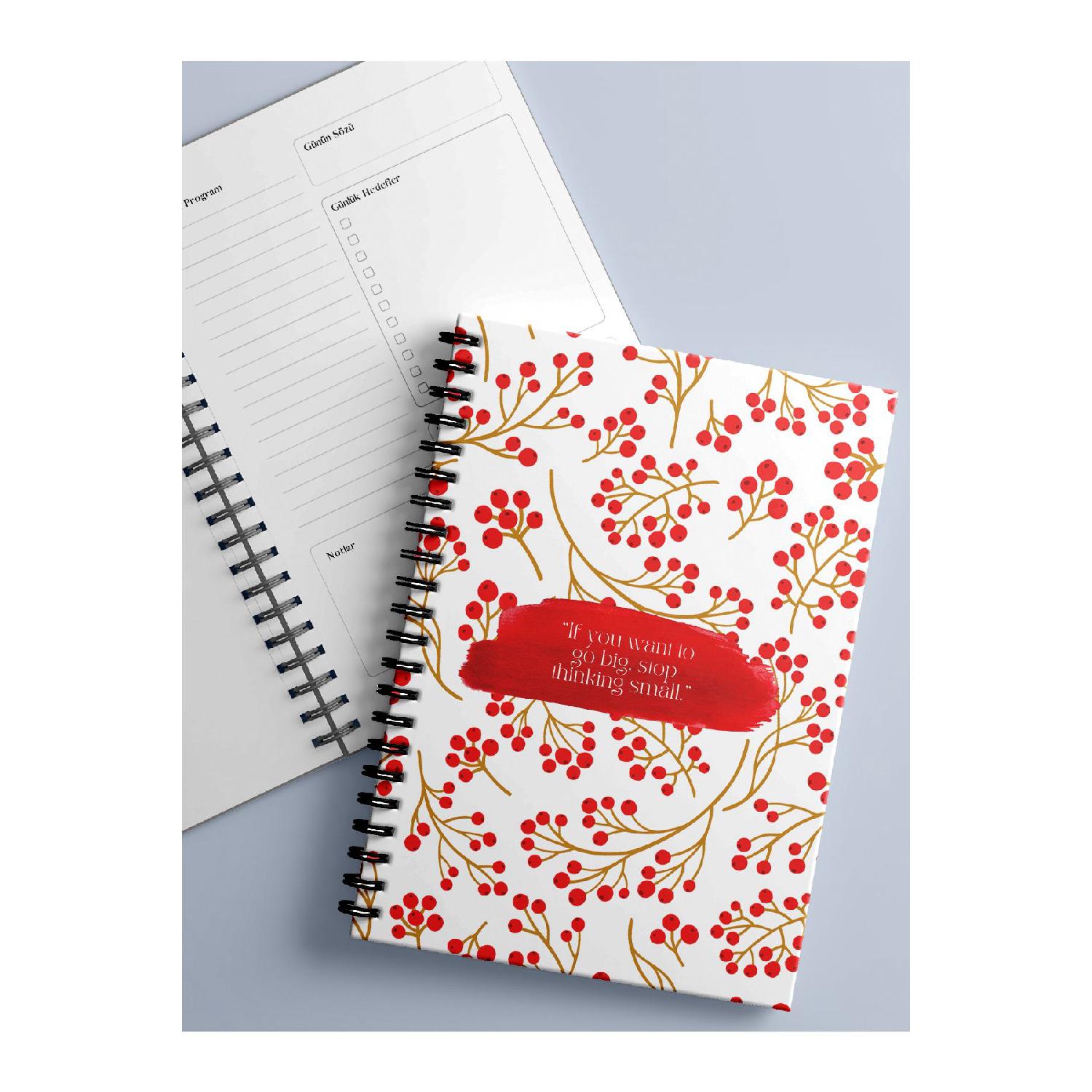 

Daily Planner 80 Day Planning Notebook - A5 Spiral Notebook чистий