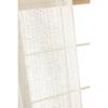 Voilage ajustable + 8 anneaux pince 140 x 270 cm Polyester effet maille "Freya" Le fil d'Ariane - Sable