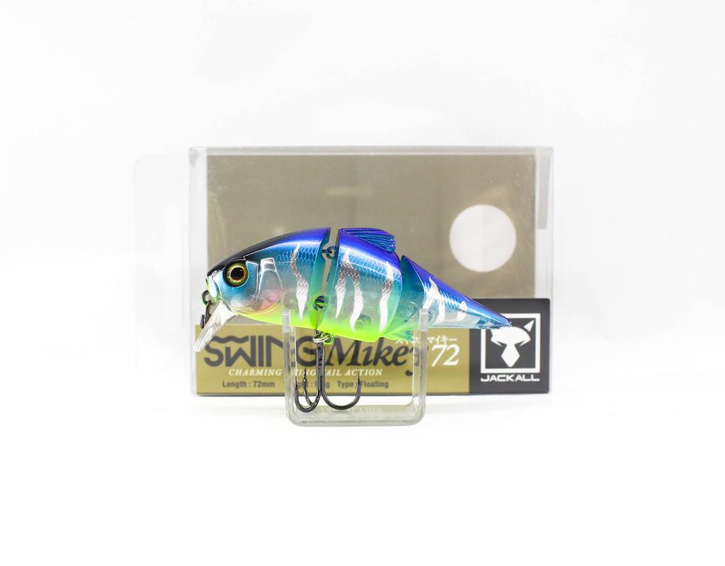Leurre Flottant Jackall Mikey Swing 72 Mm - Couleur Kurogaeru - Neuf
