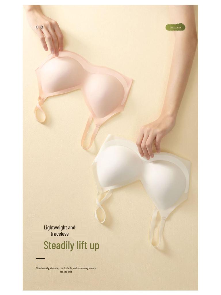 Ultra-Thin Ice Silk Seamless Women's Cooling Bra - Light, Breathable, and Beautiful Back Design