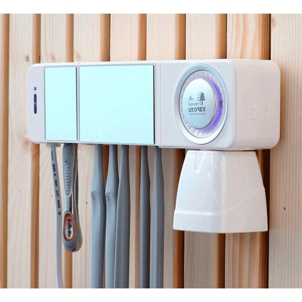 Utorex Kopftyp Negativionen-Luftreinigungs-Zahnbürstentrockner UTC-53AW, weiß