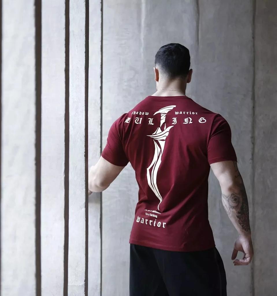 Men's Gym Muscle Bodybuilding Cotton Sport Fit Fitness Casual T-shirt Tee Tops Sport Short Sleeve Shirt Unisex Men Women Summer