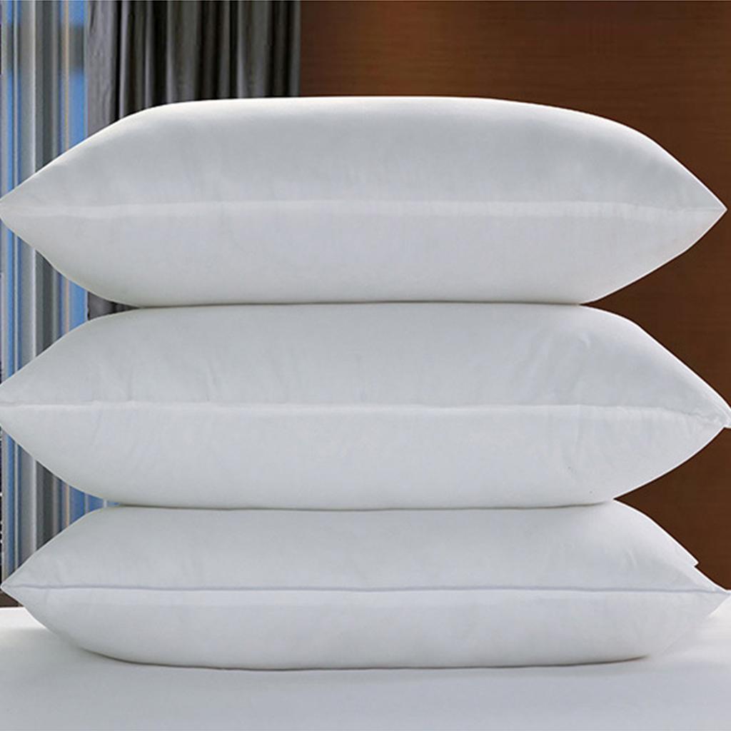 Waterproof Pillow Protector Polyester Fiber White Comfortable 16.9x28.7in Pillow Covers for