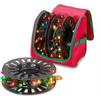 Christmas Light Storage Box - U-Zipper Tear Proof Multifunctional Holiday Storage Bag for LED String Lights Christmas Decoration