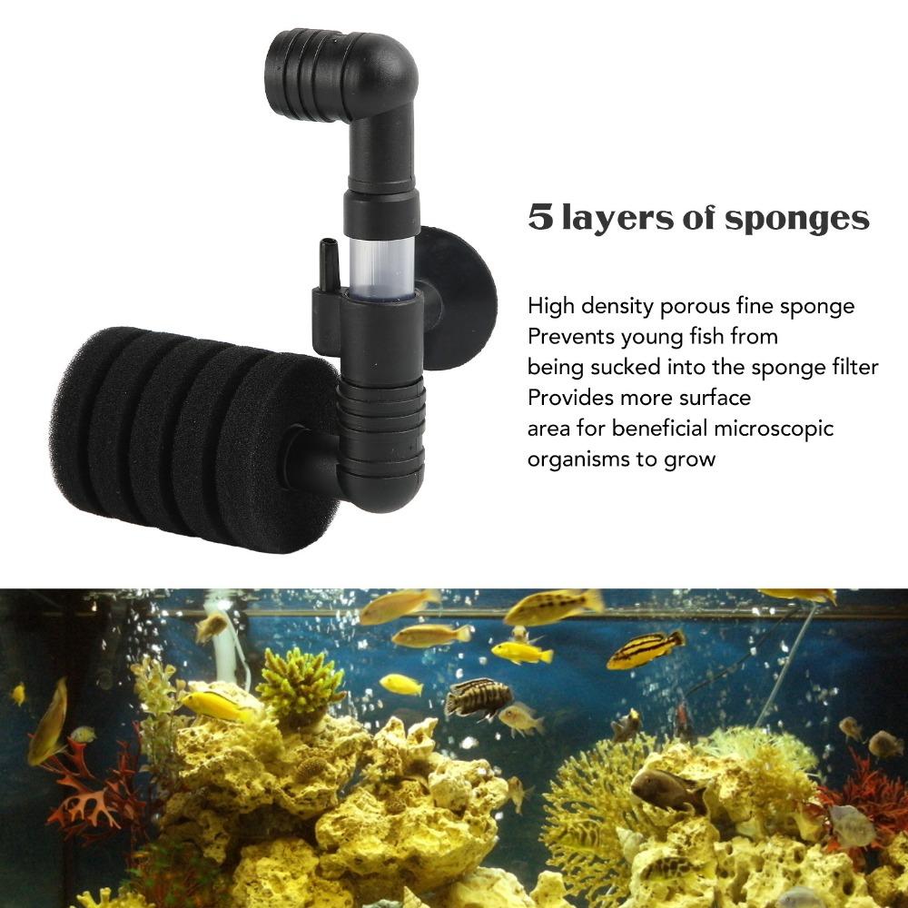 Mini Size Bio Sponge Filter Porous Structure Sponge Filter Biochemical Water Filter  Small Aquarium