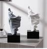 Resin Modern Creative Living Room Art Ornaments Abstract Art Figurines Nordic Aesthetic Hallway Room Decorations Accessories