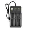 18650 Lithium Battery Charger Three Slots USB Charger Rechargeable Battery Independent Charging
