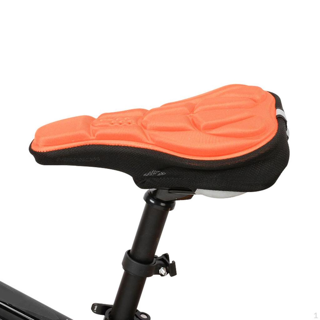 Bicycle Saddle Cushion Seat 3D Soft Portable Stylish Breathable Bike Cover
