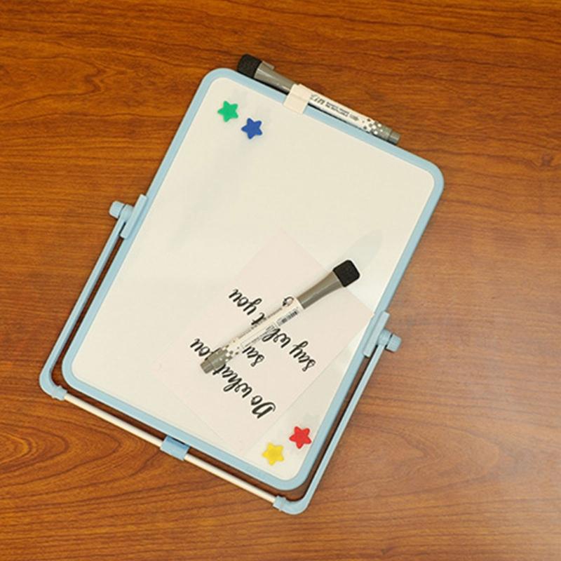 Doppelseitige Whiteboards Message Board Magnetisches Whiteboard mit Markern Hängendes Schreibbrett zum Zeichnen & Schreiben
