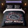 Ajax Amsterdam Custom Name Text Bedding Set 1 Duvet Cover+2 Pillowcases Soccer Logo Personalized Gift For Special Occasion Bedroom Decor