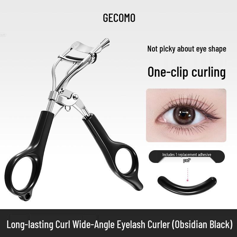 GECOMO Wide-angle Long-lasting Eyelash Curler Natural Curl Eye Makeup Tool