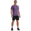 Under Armour Pure Color Belted 2-In-1 Running Shorts Men Bottoms Black 1376831-001