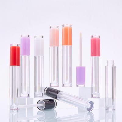 Disponibile: Tubo lucidalabbra rotondo trasparente da 5 ml, interno spray, flacone vuoto per gloss labbra, tubo per rossetto