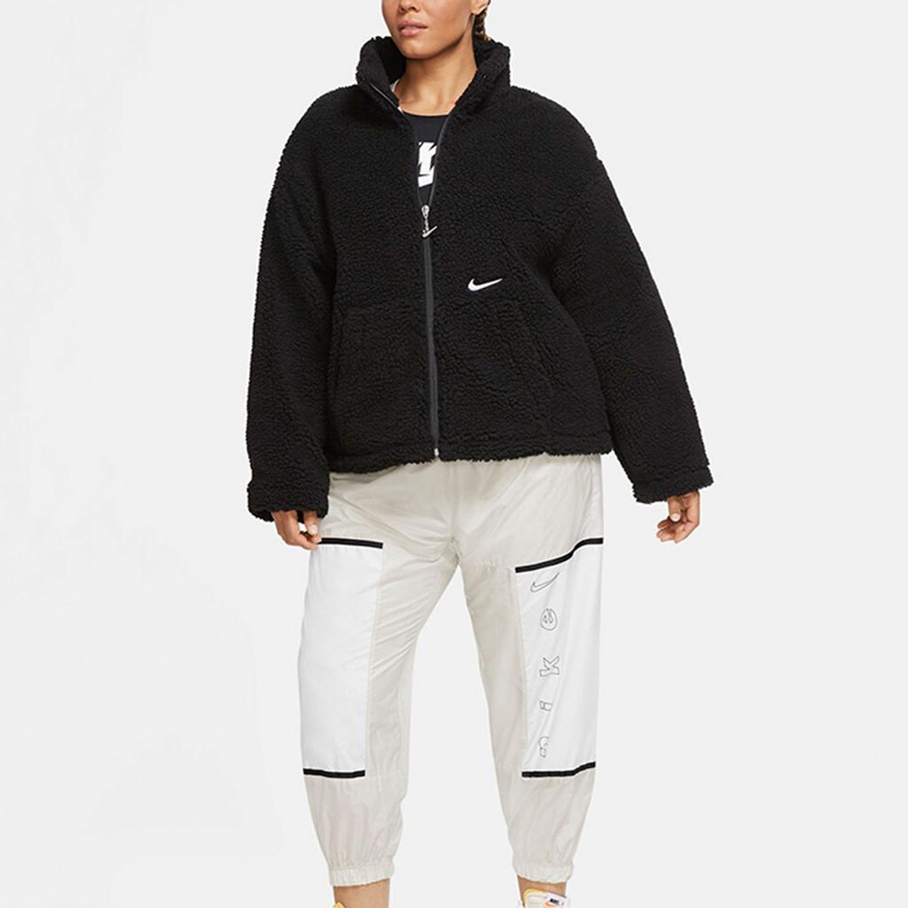 Nike Jackets Women's Black Stand Collar Moderate Other CU6640-010