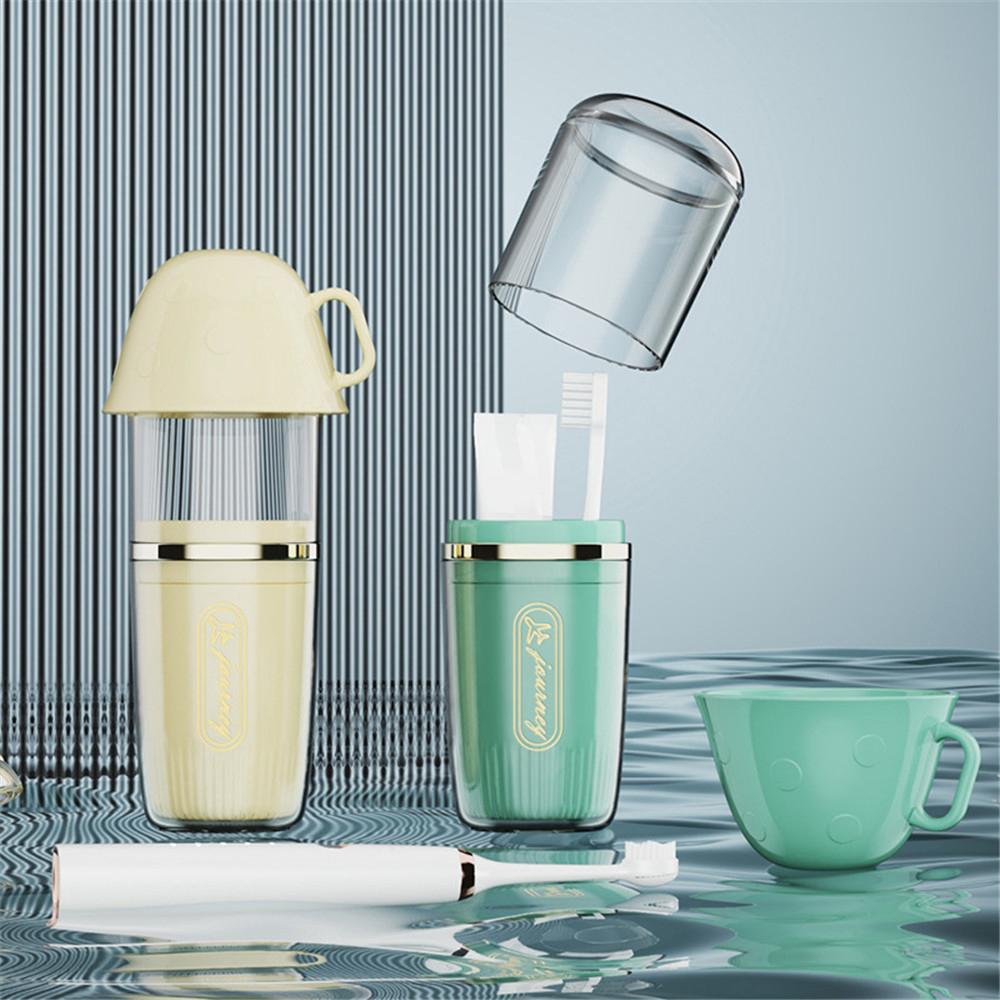 Travel Tooth Cup Sanitary Wash Cup Portable Storage Comfortable Toothbrush Holder Practical Necessities Clean And Hygienic