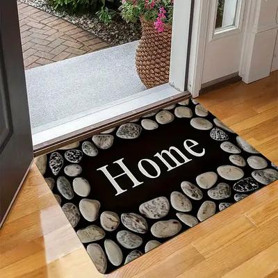 Welcome Home Door Mat Porch Living Room Entrance Decorative Anti Slip Carpet Porch Entrance Home Decoration Rug