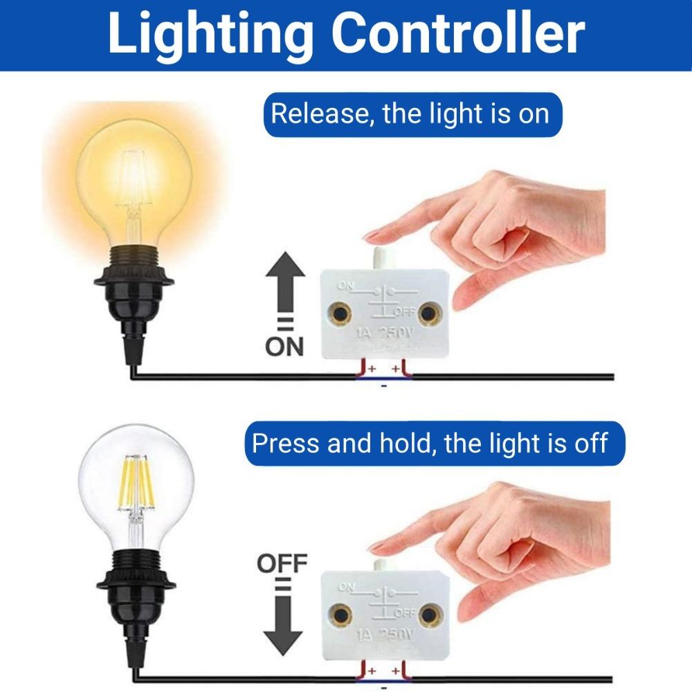 Closet Cabinet Light Switch Collision Press Sensing Automatic Reset Light Switch Smart Home Cabinet Door Light Control Switch