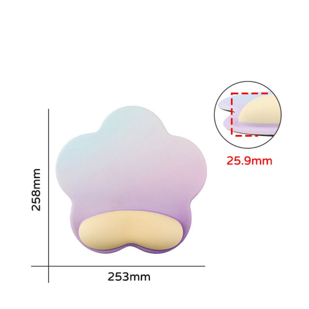 Ergonomic Hand Support Mouse Mat Non Slip Gaming Mousepad Cozy Wrist Rest Mouse Pad  Universal