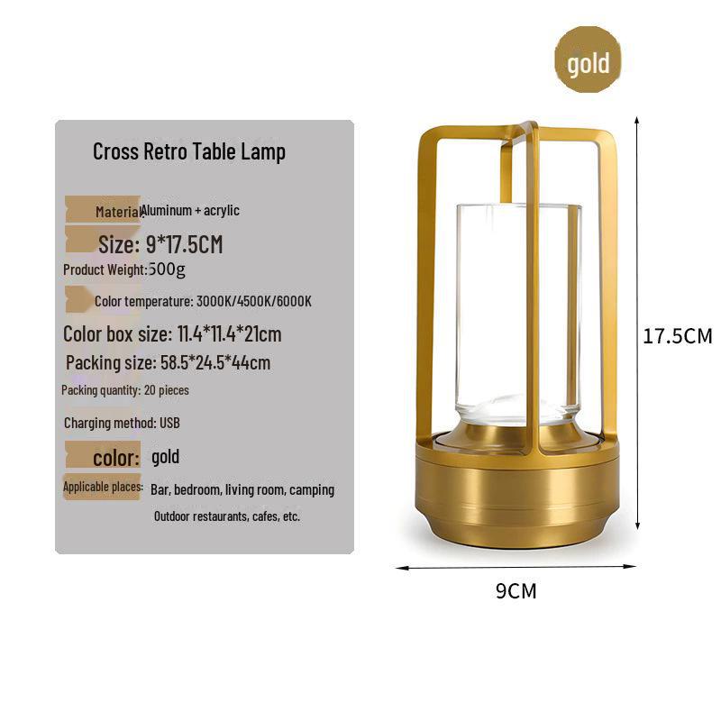 Portable Multifunctional Lamp: Camping, Bedroom, Terrace, Restaurant, Bar, Study, Night Light