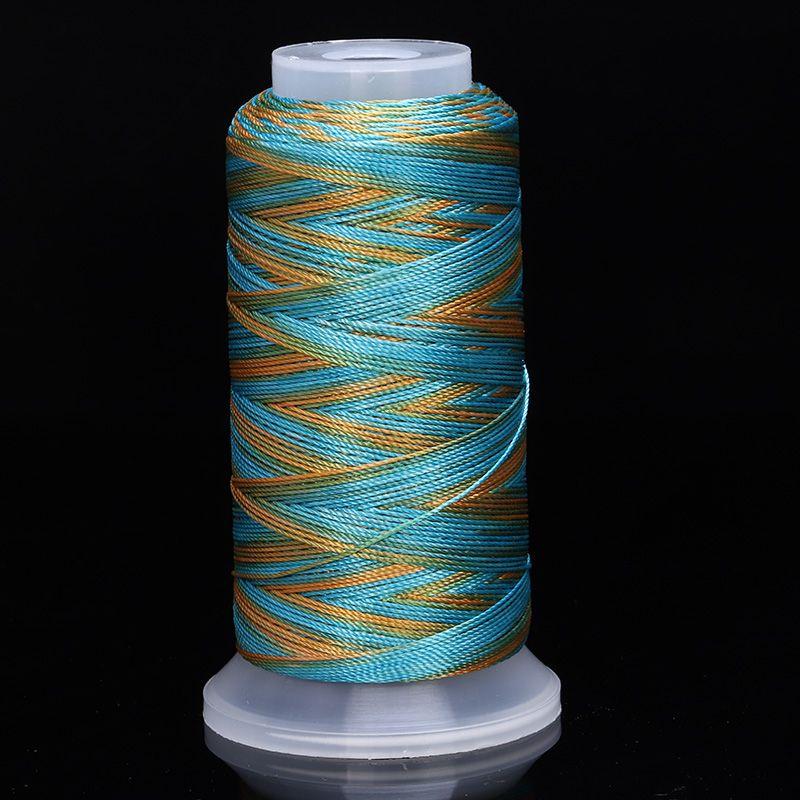 

Браслет из нити ручной вязки «Пейзаж длиной в тысячу ли», плетеный шнур, только зеленый, того же стиля, секционно окрашенная нить, плетеный шнур, шнурок для ожерелья 18-Strand