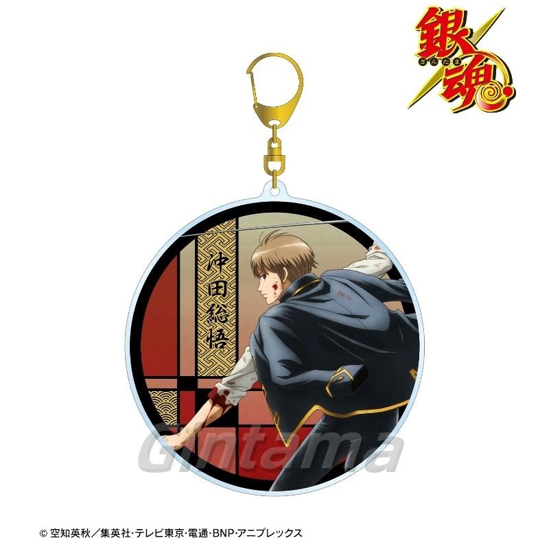 ccc Game Gintama Okita Sougo Acrylic Keychains Anime Gintoki Hijikata Takasugi Shinsuke Toshirou Figure Model Plate Cosplay Toy