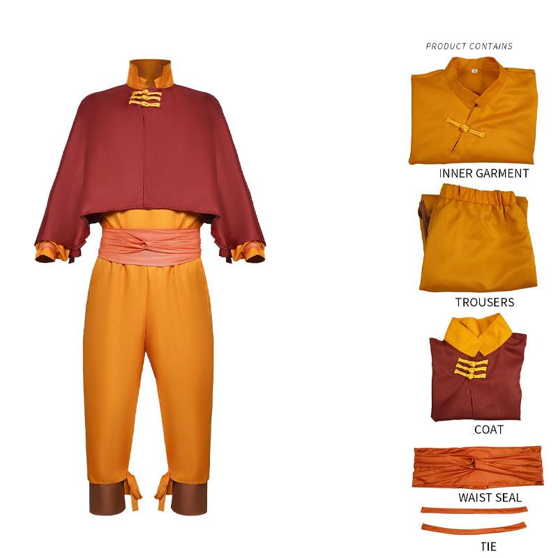 Avatar Der Herr der Elemente Aang Anime Cosplay Kostüm Erwachsenenanzug Outfits Halloween Kostüm