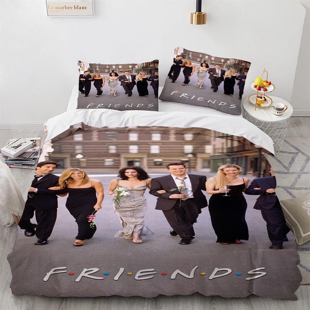 Bettdecke Twin/Full/Queen/King Größe Friends TV-Show - Thematisches Bettwäsche-Set Mit Und Für Schlafzimmerdekoration