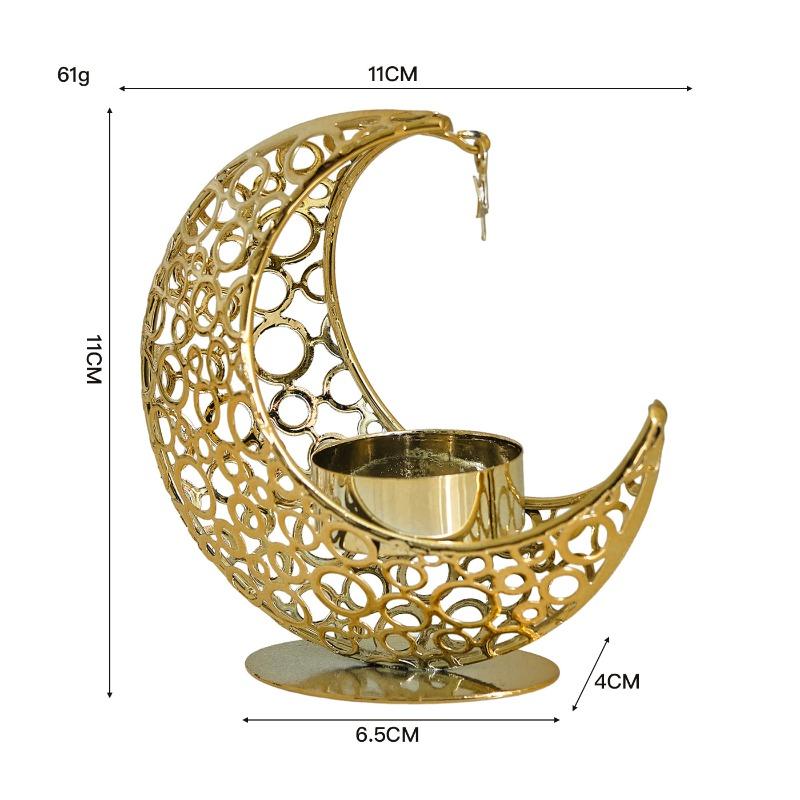 Crescent-shaped Metal Incense Burner, Golden Living Room Desktop Aroma Diffuser, Decorative Item