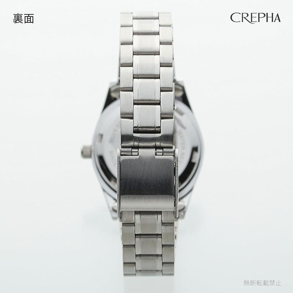 [Clefa] Zegarek damski analogowy wodoodporny metalowy pasek srebrny TE-AL010-WTS