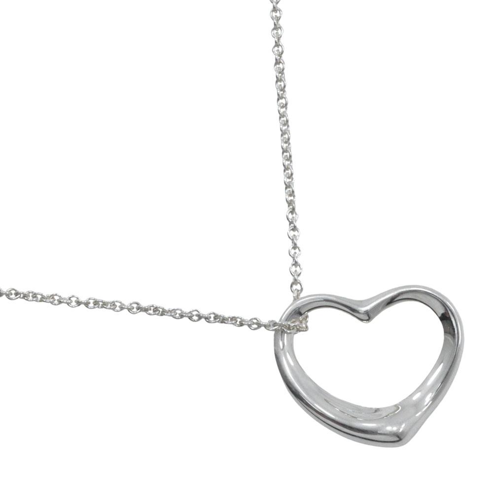 

TIFFANY&Co. Open heart Necklace Elsa Peretti Silver925 heart 5.5g Women Used