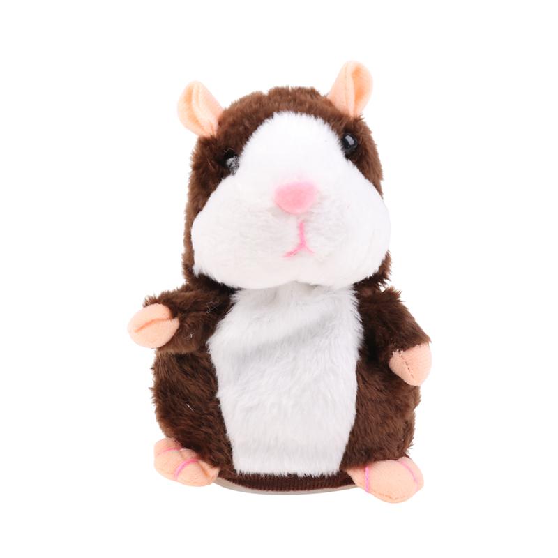 Sevimli Elektrikli Konuşan Hamster Peluş Oyuncak Konuşmayı Taklit Etmeyi Öğrenen Sallanan Peluş Bebek Oyuncakları Etkileşimli Peluş Hamster Oyuncakları Bebek Hediyeleri