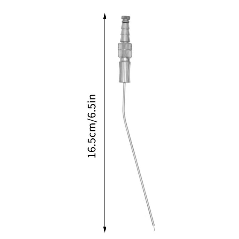 Zahnmedizinische Chirurgie Aspirator Edelstahl Absaugrohr Laborrohr 3mm/4mm/5mm Implantat Chirurgisches Instrument Für Zahnklin