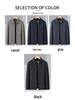Men's Winter Wool Coat with Detachable Down Liner - Thickened, Double-Sided, Short, Lapel Style for Middle-Aged Men
