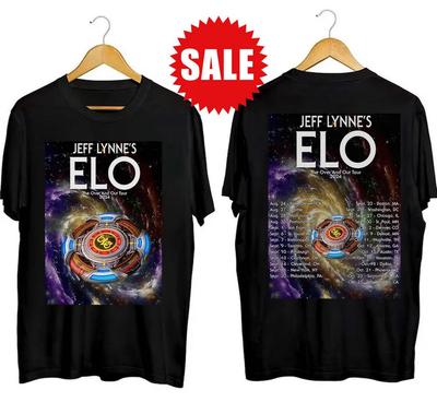 T-shirt Tour The Over and Out 2024 degli Electric Light Orchestra – Maglietta da fan del concerto