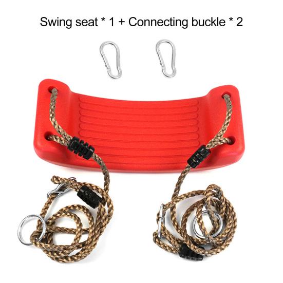 Kids Swing Seat with Adjustable Rope Accessories Heavy Duty Non-slip Children Indoor Outdoor Playground Garden Yard Patio Hanging Swing Set