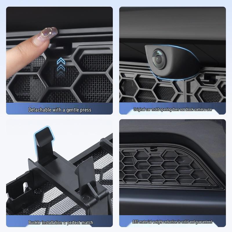 Tesla Model Y & 3 Insect Screen & Water Deflector with Quick Release Button