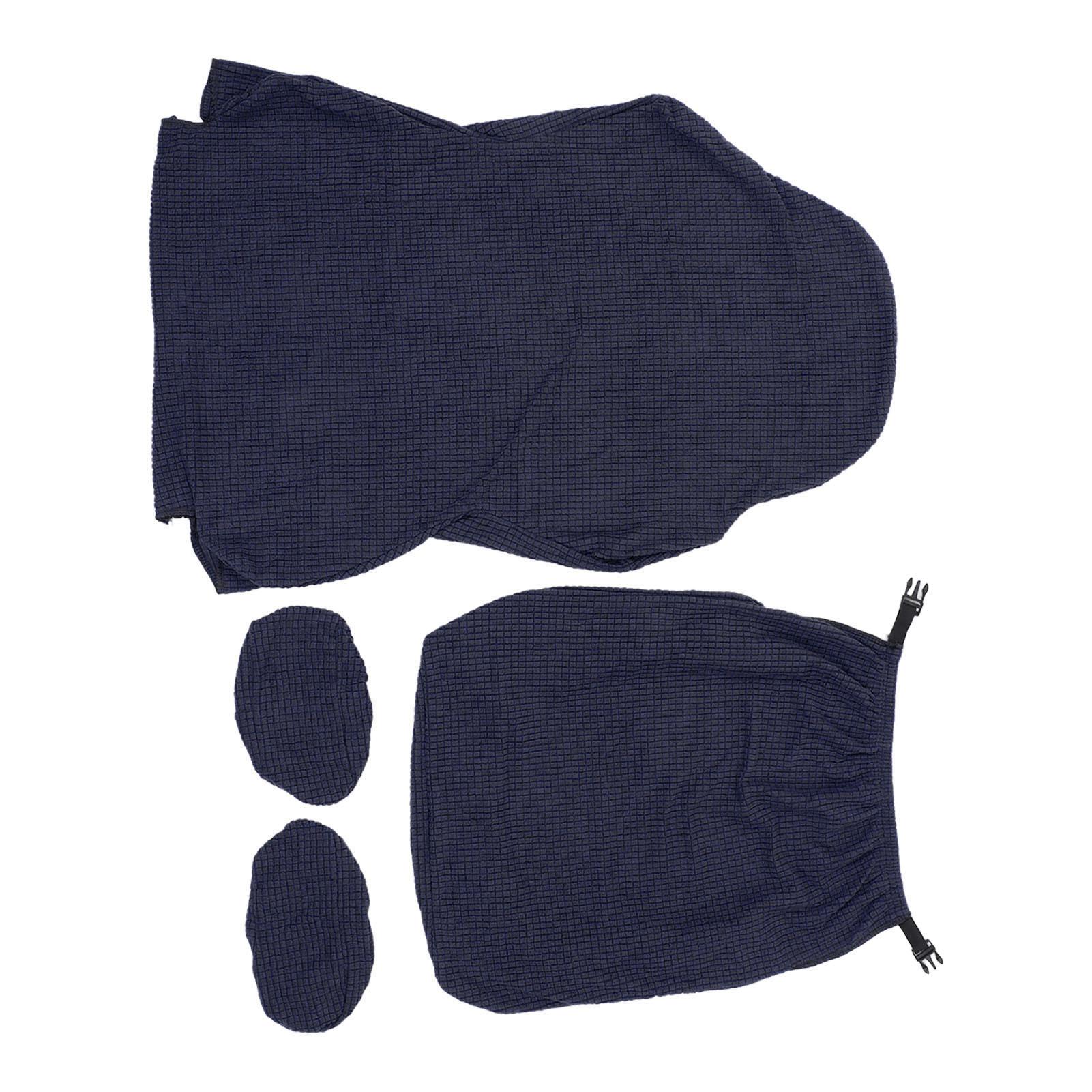 

Комплект чехлов для стульев, дышащий, пыленепроницаемый, моющийся, чистый цвет, приятный для кожи, растягивающийся комплект чехлов для стульев темно-синий