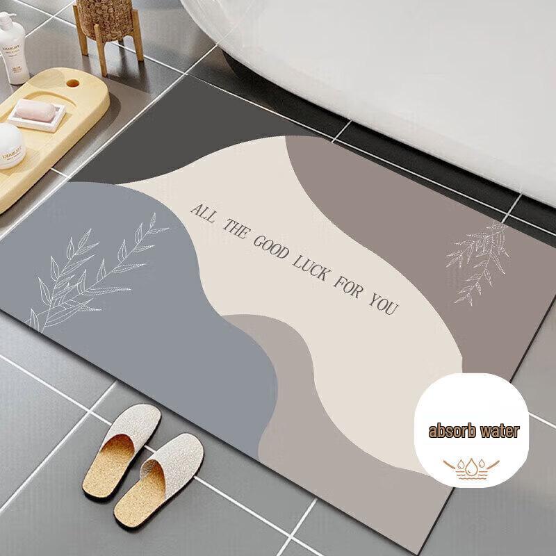 

Absorbent Non-Slip Bathroom Mat