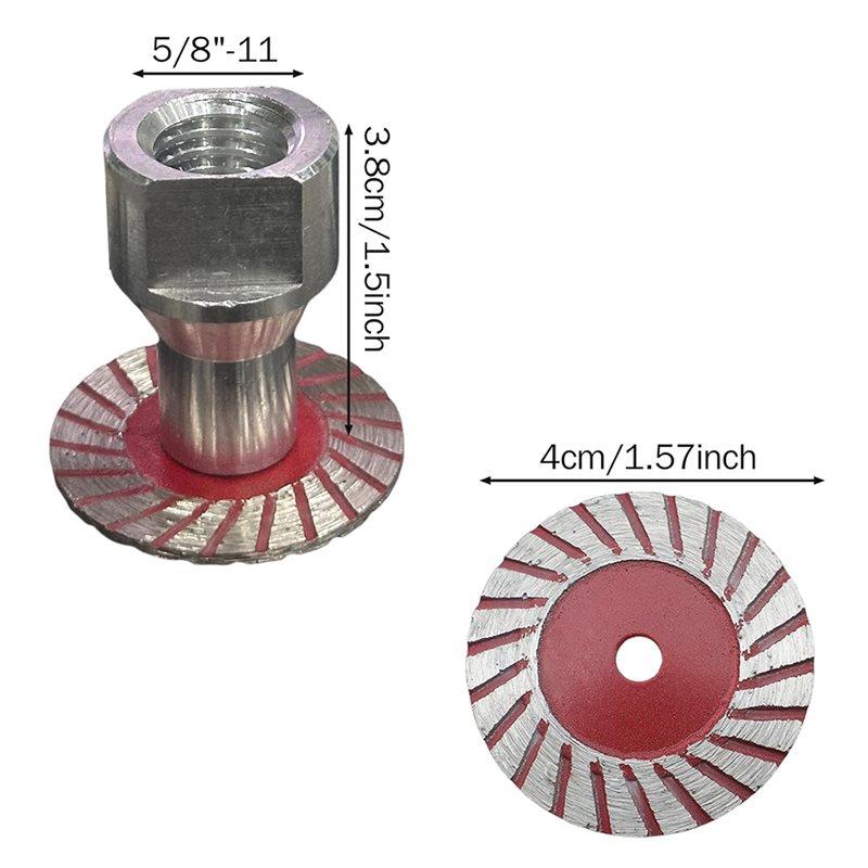 A25F-1.57" Marble Saw Blades Set With 5/8"-11 Flange For Grinders,Stone Cutting In Granite,Marble,Sandstone,Concrete And Tile