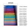 Weaving Yarns Knitting Tool Weave Accessories Kits Circular Knitting Needle Set Aluminum Interchangeable Crochet Needle