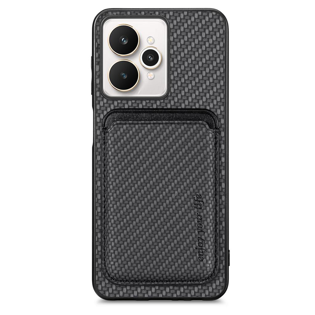 For Realme 15 5G Case Magnetic Detachable Card Holder Phone Back Cover